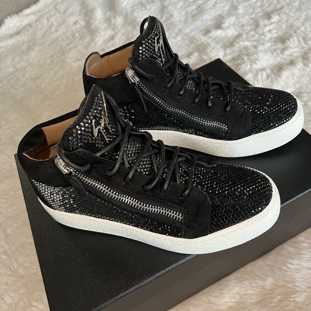 Giuseppe zanotti Black suede snickers